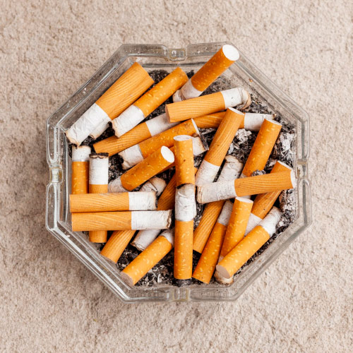 Filtros de cigarro - 5 anos