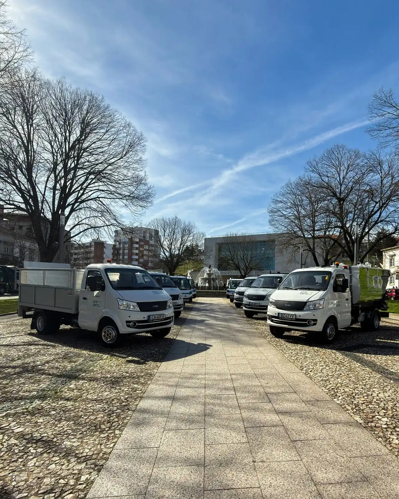 BRAGANÇA REFORÇA LIMPEZA URBANA COM NOVA FROTA DE 1,3 MILHÕES DE EUROS
